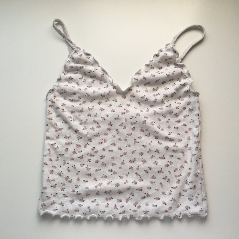 Brandy Melville Nicolette Ruffle Tank